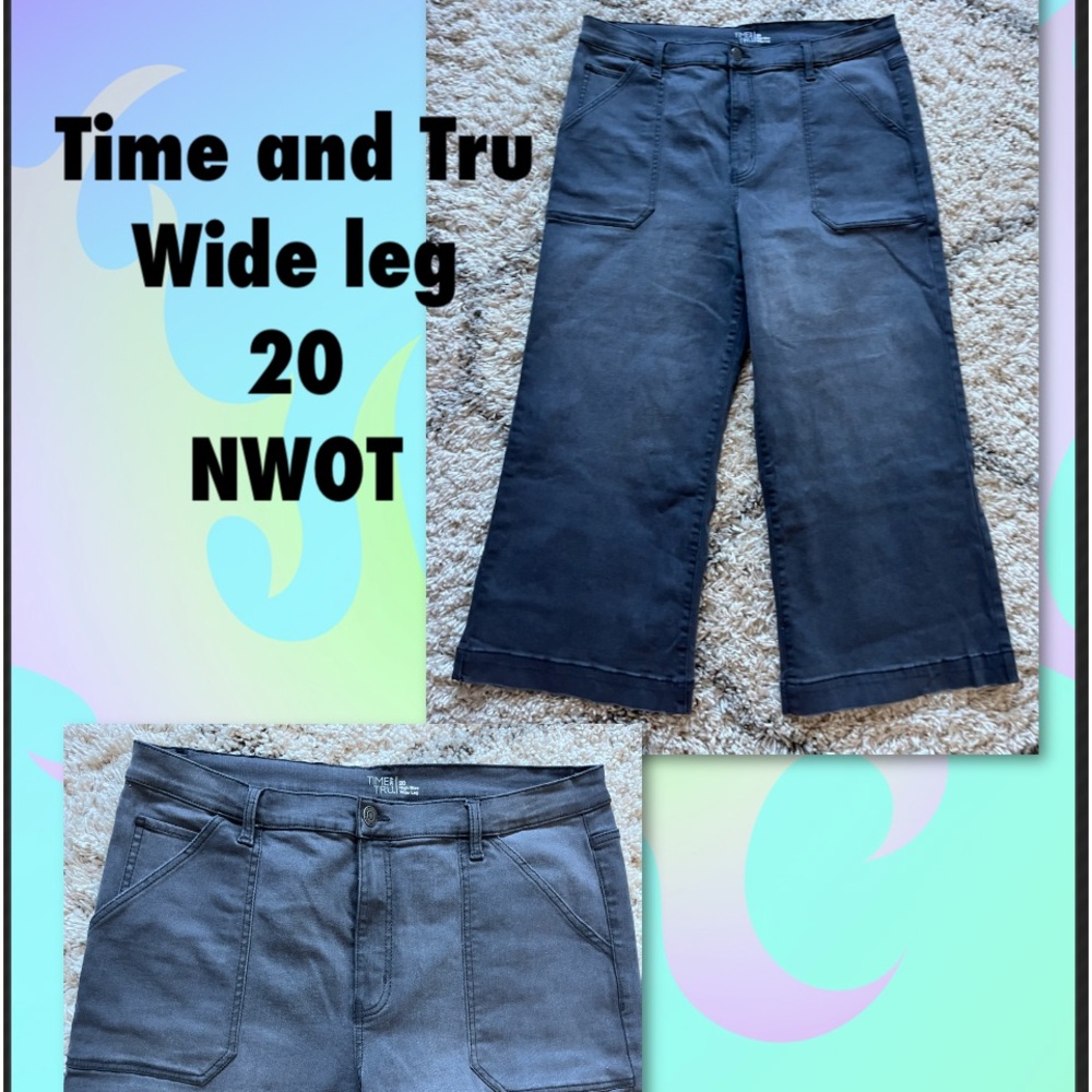 Grey stretch jeans